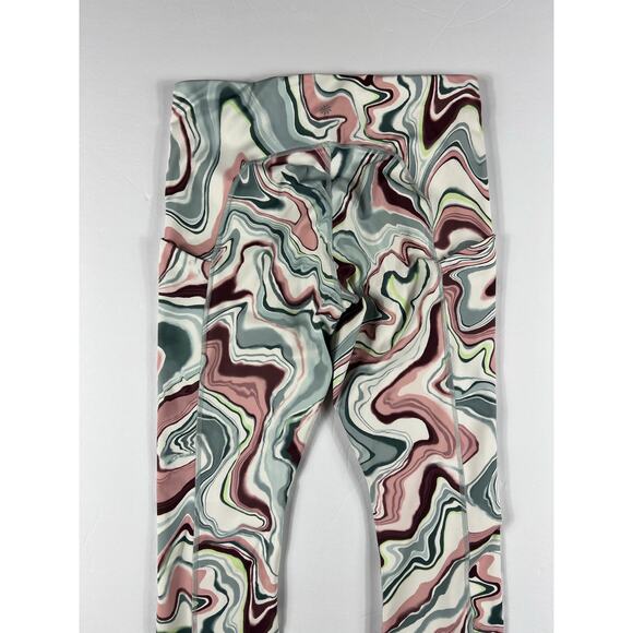 Athleta Ultimate Stash Pocket Capri Swirl Leggings Large - Picture 12 of 12